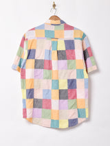 ORVIS パッチワークプルオーバー半袖シャツ