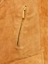 切り替え スエードベスト