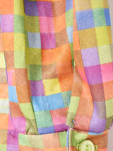 長袖チェックシャツ