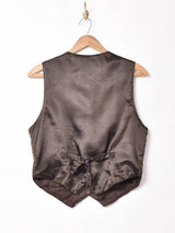 パッチワーク 刺繍スエードベスト