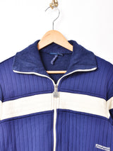 パイル ラインデザイン トラックジャケット