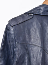 レザートレンチコート