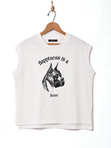 【3色展開】Meridian ドッグ プリントTシャツ