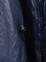 レザートレンチコート