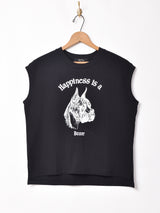 【3色展開】Meridian ドッグ プリントTシャツ