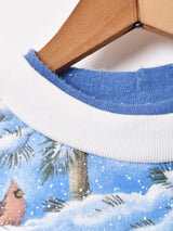 ウルフ プリント スウェットシャツ