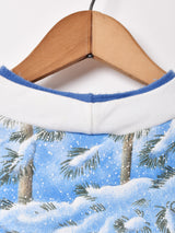 ウルフ プリント スウェットシャツ