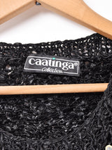 花装飾 テープヤーン フレンチスリーブセーター