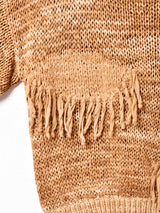 イタリア製 テープヤーン ハンドメイド 半袖セーター