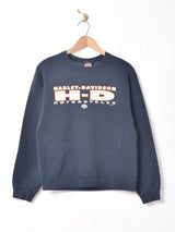 Harley Davidson 両面プリント スウェットシャツ