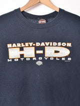 Harley Davidson 両面プリント スウェットシャツ