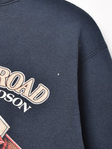 Harley Davidson 両面プリント スウェットシャツ