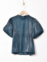 【3色展開】Meridian バルーンスリーブ 半袖トップス