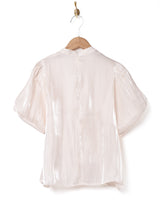 【3色展開】Meridian バルーンスリーブ 半袖トップス