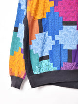 パッチワーク スウェットシャツ