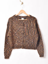 クロップド モヘアカーディガン