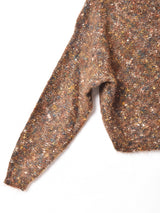 クロップド モヘアカーディガン