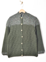 ラメ糸入り ゴールドボタンカーディガン