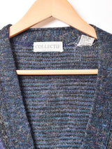 イタリア製 ダイヤ柄 カーディガン