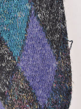 イタリア製 ダイヤ柄 カーディガン