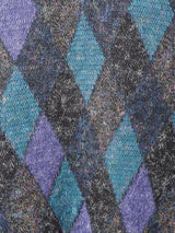 イタリア製 ダイヤ柄 カーディガン