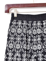 【2色展開】Meridian カットワーク刺繍 ティアードスカート