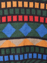 イタリア製 マルチカラーカーディガン