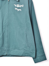 【2色展開】Backers ロバ刺繍 ジップアップジャケット