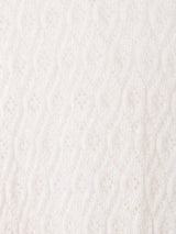 透かし編み カーディガン