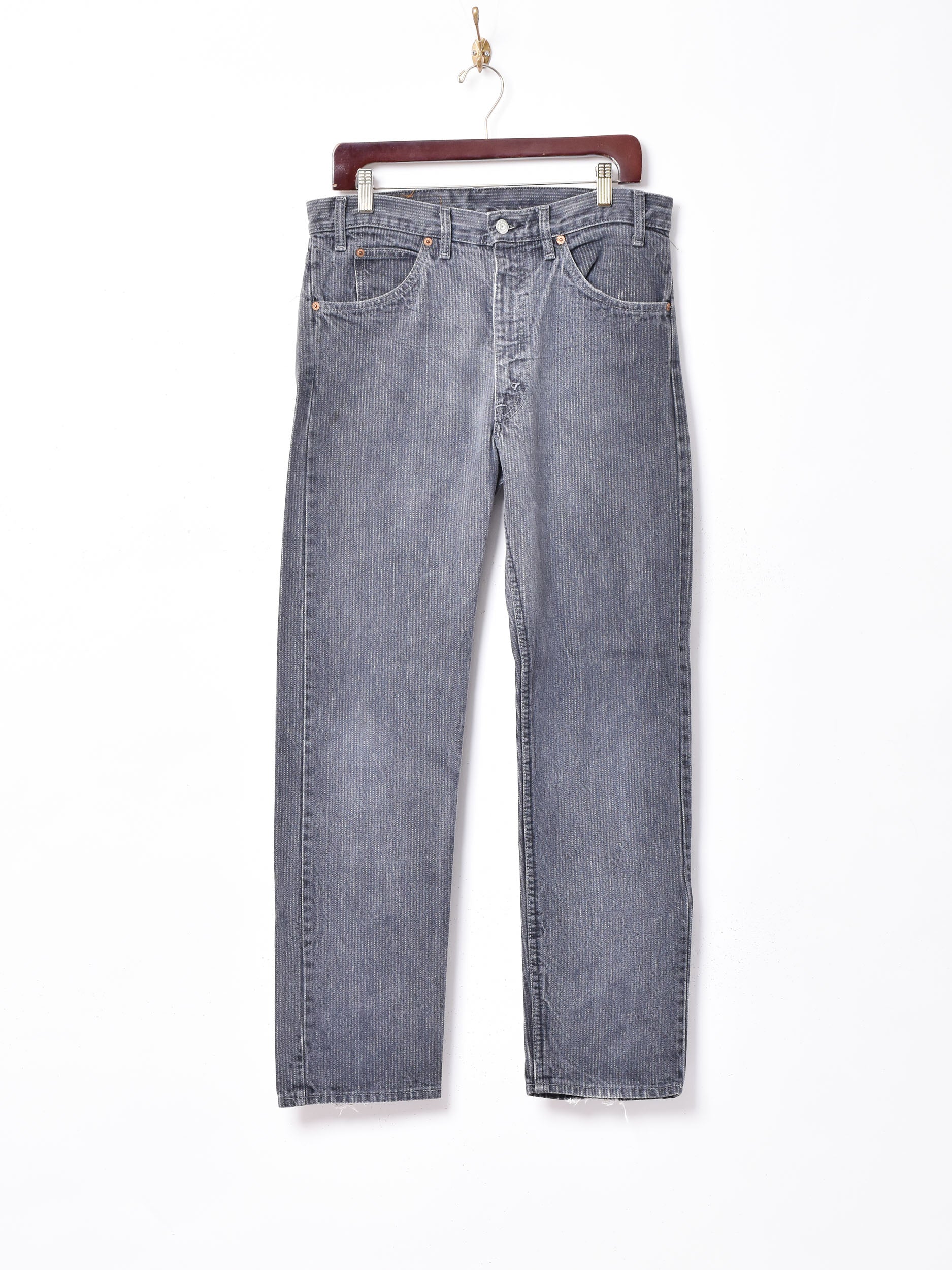 アメリカ製 Levi's 40505 ブラックデニムパンツ W33 – 古着屋Top of 