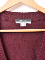 立体ラインカーディガン