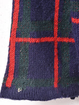 チェック柄 カーディガン