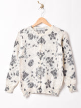 イタリア製 花柄 カーディガン