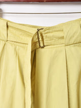 ベルト付き ビッグポケット フレアスカート