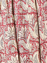 【3色展開】Emerald Motel 総柄 キルティング 切り替え フレアスカート