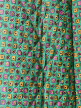 【3色展開】 総柄 キルティング サーキュラースカート