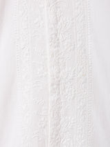 Emerald Motel スタンドカラー 刺繍 長袖ブラウス