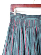 ストライプ チロルスカート