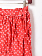 総柄 フレアスカート