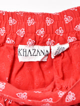 総柄 フレアスカート