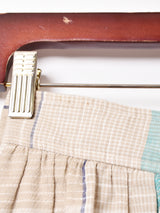 アメリカ製 チェック リネンスカート