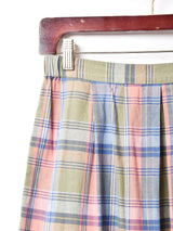 アメリカ製 チェック タックスカート