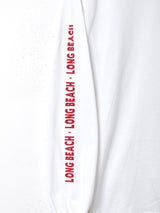 【2色展開】 アームプリント ロングスリーブTシャツ Long Beach