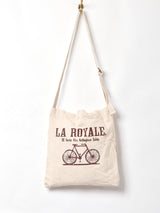 プリント ショルダー トートバッグ Bicycle