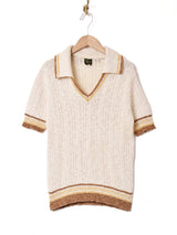 ラインデザイン サマーニットトップス