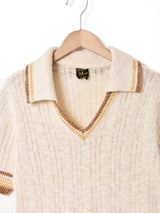 ラインデザイン サマーニットトップス