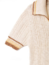 ラインデザイン サマーニットトップス