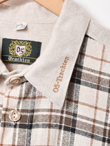 チェック 長袖 チロルシャツ