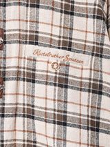 チェック 長袖 チロルシャツ