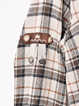 チェック 長袖 チロルシャツ